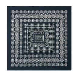 Navy Blue High Quality Hip Hop Cotton Square Scarf Men Sailboat Nautical Bandana Scarf Headband Paisley Gifts For Boys/Girls