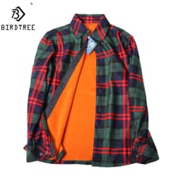 Velvet Thicken Warm Women's Plaid Shirt, Female Long Sleeve Tops M-XXL Winter Fleece Casual Blouse, Autumn Clothes T17405X