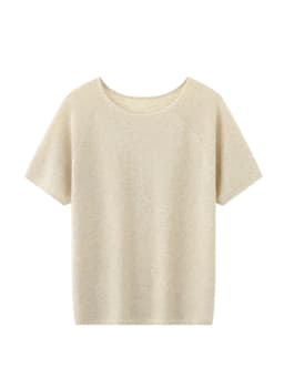 Women Summer Linen Cool T-shirt Slash Neck Light Breathable Anti-wrinkle Tee Basic Model Tshirt Skin-friendly Short Sleeve Tops