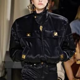 High Street Autumn New Comfortable Casual Style Jacket Women's Stand Up Collar Splicing Design, High-end Short Jacket