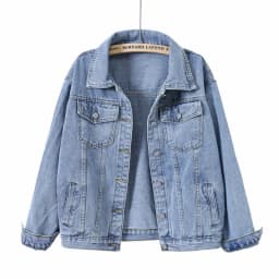 Jeans Jacket Women NEW Spring Coat Vintage Loose Denim Jacket Outerwear Autumn Chic Ladies Jackets S-5XL