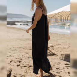 Vintage 100% Cotton Women's Dress Sexy Spaghetti Strap Casual Loose Holiday Beach Long Midi Party Elegant Dresses For Women 2026