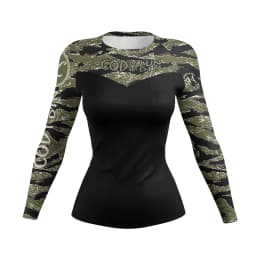 Cody Lundin Women Fightwear Long Sleeve No-Gi Jiu Jitsu Rash Guard BJJ Rashguard Compression Sports T-Shirts Casual Blouse