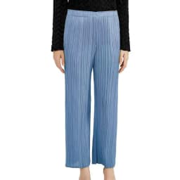 Women's Casual Elegant Women's Miyake Pleated 2025 Designer Loose Straight Pleated Trousers High Waist Wide Leg Black Pants