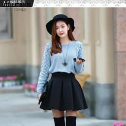 Japanese Dark Woolen Skirt Women Gothic Punk High Wasit Pleated Skirt Jk Harajuku Streetwear Grunge Fashion Black Skirt Female