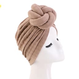 African Print Women Large Flower Stretch Turban Hat Headwrap Bonnet Hat Wedding Party Headwear Lady Muslim Hijab Hat Head Cover