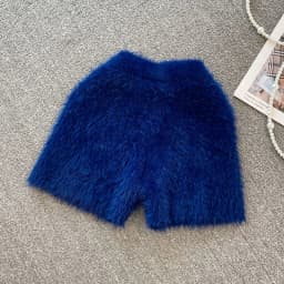 Autumn Winter New Knitted Shorts Women Korean High Waist Bottoms Causal Fashion Warm Sweater Short Femme
