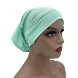 Textured Ribbled Under Scarf Muslim Women's Inner Hijab Cap Elastic Underscarf Bonnet Ladies Head Wraps Soild Color Turban Hat