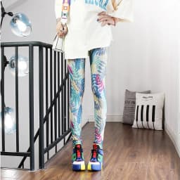 DOIAESKV Spring Autumn Fashion Leggings Sexy Casual Colorful Leg Warmer Fit Most Sizes Leggins Pants Trousers Women's Leggings