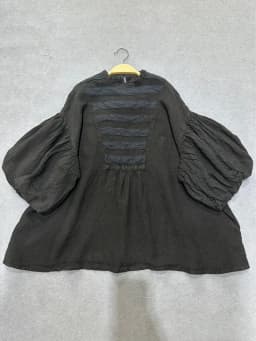 Johnature New Japanese High-quality Linen Blouses Summer Lace Court-style Lantern Sleeves Loose Vintage Shirt Women