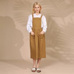 Vintage Overall Women's Dress Summer Sundress Casual Square Collar Japanese Korean Midi Dress With Pockes Vestidos Robe Femme