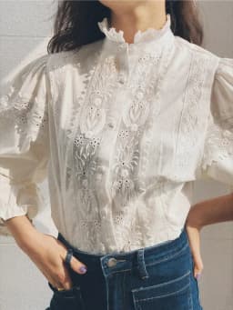 GypsyLady Boho Embroidery Lace Chic Blouses Shirts Summer Spring Women Hollow Out Long Sleeve Sexy Ladies Shirt Tops Blouses new