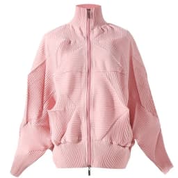 Miyake Pleated Coat High-end Fashion Temperament Women's 2024 New Handmade Flower Bud Bat Sleeve Zipper Cardigan Top