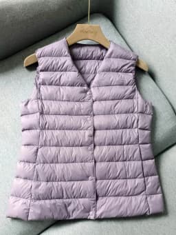 NewBang Matt Fabric Women's Warm Ultra Light Down Vest Women Waistcoat Portable Warm Sleeveless Liner