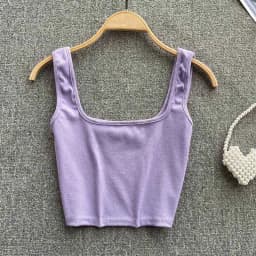 Tank Top Women Sexy Backless Y2k Top Slim Fit Bottoming Blouse Solid Crop Top Sleeveless Camis Mujer