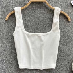 Tank Top Women Sexy Backless Y2k Top Slim Fit Bottoming Blouse Solid Crop Top Sleeveless Camis Mujer
