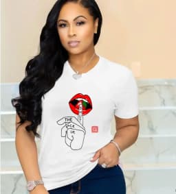 New Summer Lip Print Women's Top Short Sleeve T-shirt Oversized T Shirt Women Clothes Tops Graphic T Shirts Harajuku Clothing