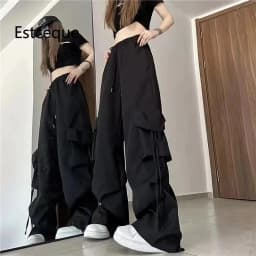New 2025 Summer Pant Suit Woman Korean Loose Solid Two-piece Set Women's Shirt + Pants Womens Two Peice Sets
