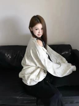 Streetwear Vintage Women Sweatshirts Cut Out Off Shoulder Lace Up Bow Autumn Pullovers Butterfly Print American Loose New Tops