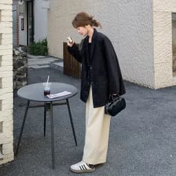 Black Unique High-End Shiny Suit Jacket For Women 2025 Spring And Autumn New Fashion Light Mature Style Exquisite Suit Black 