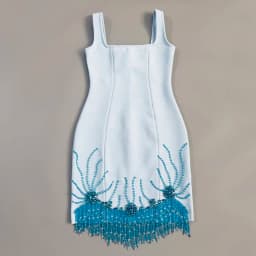 Women Sexy Sleeveless Bandage Dress Fashion Beading Tassel Clothes Club Party Bodycon Dresses