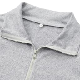 2025 Autumn Women Solid Gray 2 Piece Set Tracksuits Stand Collar Long Sleeve Zipper Crop Top + High Waist Slit Pencil Pants Suit