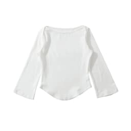 Spring 2026 Women Solid Long Sleeve Casual T Shirt Short Tops