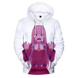 Comfortable Darling In The Franxx 02 Zero Two 3D print Hoodies Sweatshirts Men/Women Sweatshirt Adult/Child Casual Pullovers
