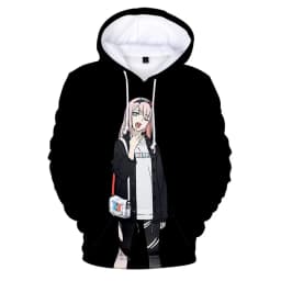 Comfortable Darling In The Franxx 02 Zero Two 3D print Hoodies Sweatshirts Men/Women Sweatshirt Adult/Child Casual Pullovers