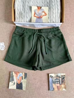 New Rose Pink Cotton Short Pant Women Casual Elastic High Waist Casual SweatShorts Sweet Vintage Cute Y2K Drawstring Bottoms