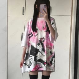 Subculture Aesthetic Crop Top Women Clothing 2000s Kawaii Anime Cartonn Print Sweet Japanese Lolita Cute T shirts Harajuku Tops