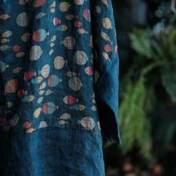 100% Ramie Women Casual Shirt New Arrival 2026 Chinese Style O-neck Vintage Print Loose Comfortable Female Tops Shirts M2785