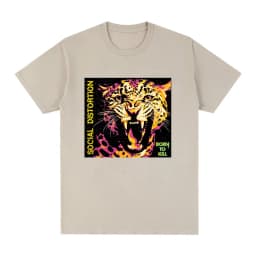 Social Distortion New Album Graphic Print Cotton T-shirt Fashion Women Men Unisex Casual Loose XS-2XL Tee Round Neck Tops Summer