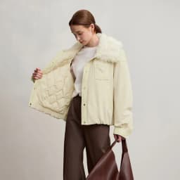 Amii Down Coats For Woman 2026 Winter New Casual Warm Patchwork Versatile Down Jacket Women's Long Sleeves Loose Top 12544075