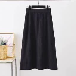 Autumn High Waist Knitted Skirts Women Korean Loose Solid Casual Midi Skirts Female Sweet Preppy Basic All Match A Line Skirts
