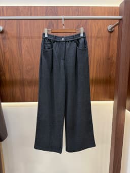 2026 Autumn Women's Sweatshirt Set for : Mock-Neck Pullover and Wide-Leg Pants