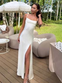 Elegant Satin Backless Slip Long Dress Women Sexy Lace Patchwork Lace-up Sleeveless Maxi Dresses Fashion Evening Party Vestidos