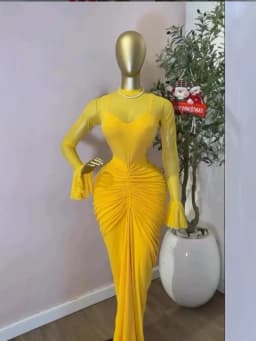 Chic 2026 INS Mesh Pleated Long Dress Women Slim Fits High Waist Bodycon Vestidos Elegant Dress Splicing Long-sleeved Dress Y2K