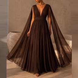 Autumn Slit Long Sleeve Maxi Dresses Luxury Deep V Neck Hollow Party Dress Women Casual Solid High Waist Mesh Pleated Long Dress