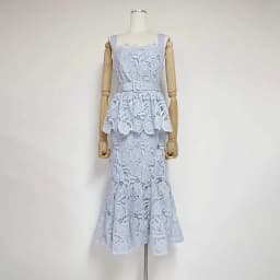 TWOTWINSTYLE Lace Spliced Belt Elegant Midi Dress for Women Square Neck Sleeveless Patchwork Zipper Ruffle Dresses Female New