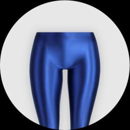 MJINM Women's Low Waist Ankle Length Pants Oily Glossy Tights Pantyhose Skinny Wetlook Sexy Capris Smooth Shiny Elastic Leggings
