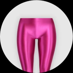 MJINM Women's Low Waist Ankle Length Pants Oily Glossy Tights Pantyhose Skinny Wetlook Sexy Capris Smooth Shiny Elastic Leggings
