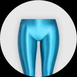 MJINM Women's Low Waist Ankle Length Pants Oily Glossy Tights Pantyhose Skinny Wetlook Sexy Capris Smooth Shiny Elastic Leggings