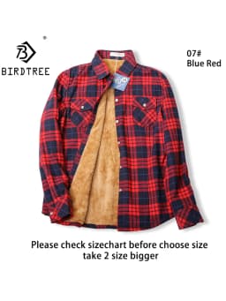 Velvet Thick Warm Women's Plaid Shirt, Female Long Sleeve Tops, M-5XL Winter Fleece Casual Check Blouse, Autumn Clothes T77710A