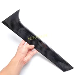 For 2017-2024 Audi Q5 FY SQ5 Carbon Fiber Car Rear Window Spoiler Side Wing Trim Cover 2023 2022 2021 2020 2019 2018