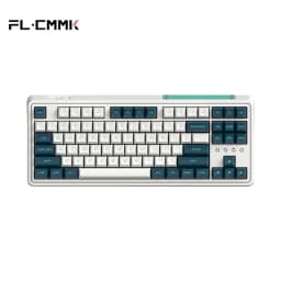 FL·ESPORTS CMK87-SAM Three-Mode Keyboard Full-Key Hot Swap 87-Key 2.4G Wireless Bluetooth Wired Mechanical Keyboard PBT Keycap