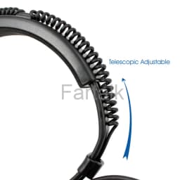 Telescopic Throat Mic Headset for BAOFENG BF-888s UV-5R 10R 13 17 20 UV-B6 GT-3 PUXING PX-777 QUANSHENG TG-UV2 TYT Walkie Talkie