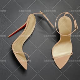 European and American style silver 12cm pointed straight buckle with sexy high-heeled shoes, women's slim heeled sandals