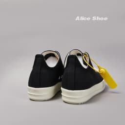 Brand Men Shoe Canvas Low Top Women Sneaker Quality Black Lace Up Designer Luxury Punk Trainer Street Platform Casual Flat Shoe