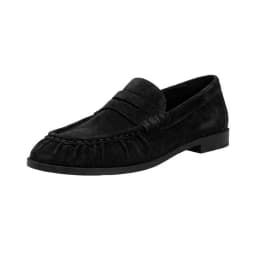 QUTAA Fashion Women Pumps Shoes Suede Woman Spring Loafers Genuine Leather Casual Shoes Slip-on Round Toe Ladies Shoes 34-41